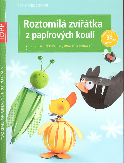 Roztomilá zvířátka z papírových koulí