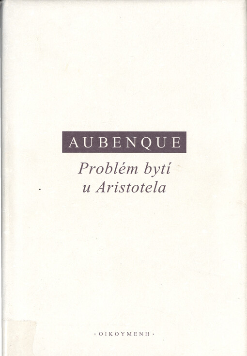 Problém bytí u Aristotela