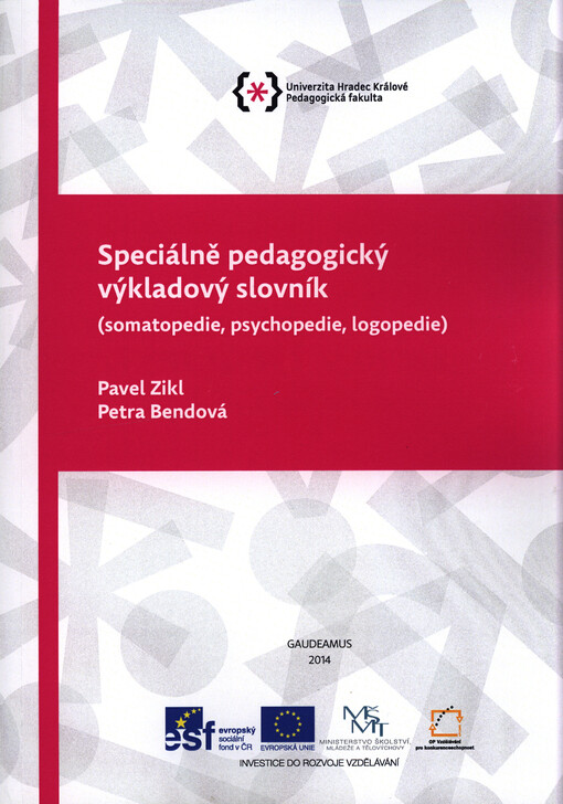 Speciálně pedagogický výkladový slovník