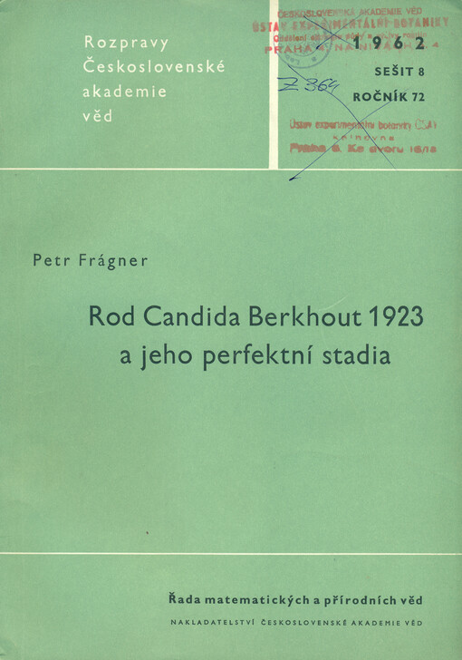 Rod Candida Berkhout 1923 a jeho perfektní stadia