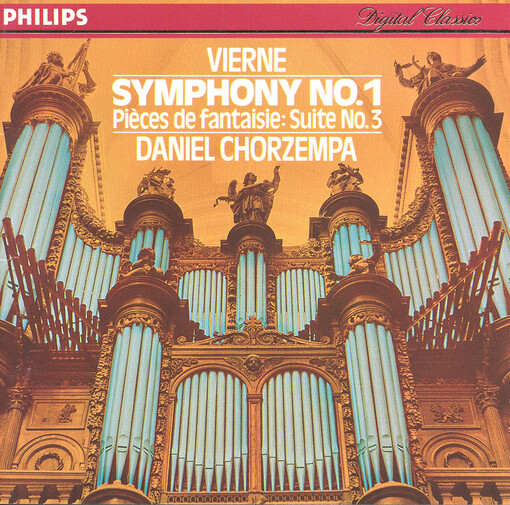 Symphony No. 1 in D minor, op. 14 for organ Pieces de fantaisie : op. 54   
