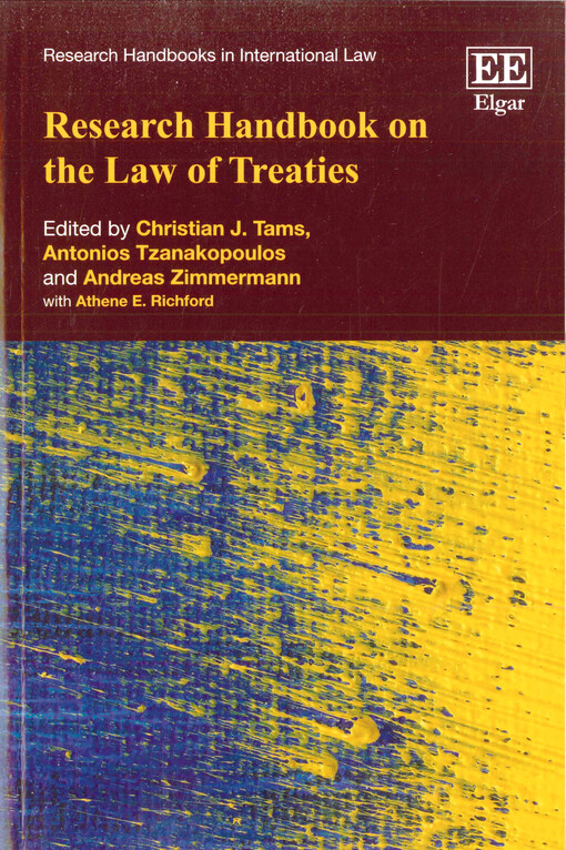 Research handbook on the law of treaties