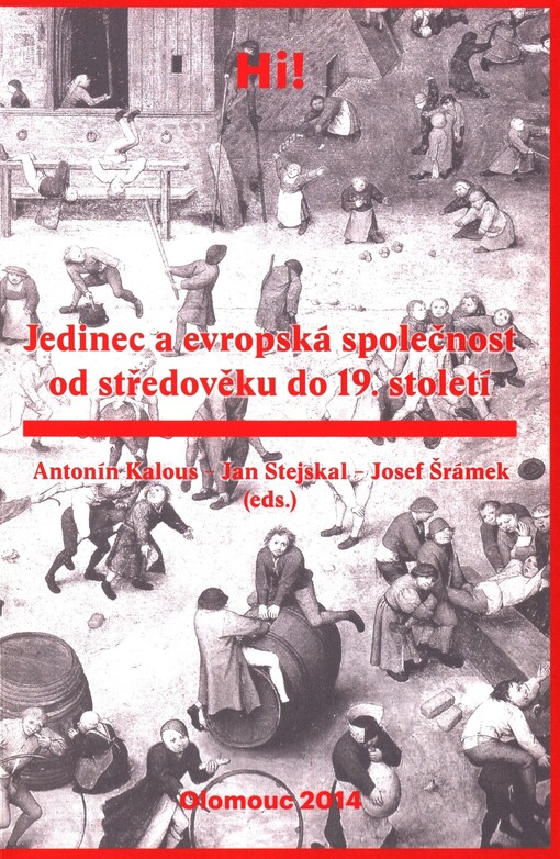 Jedinec a evropská společnost od středověku do 19. století