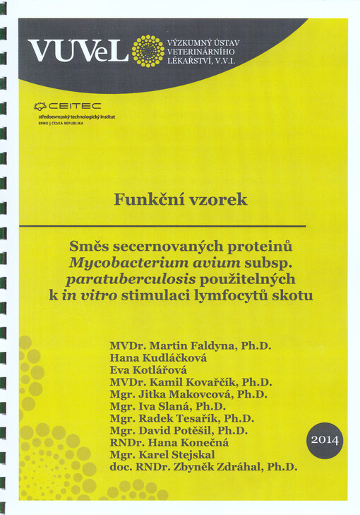 Směs secernovaných proteinů Mycobacterium avium subsp. paratuberculosis použitelných k in vitro stimulaci lymfocytů skotu