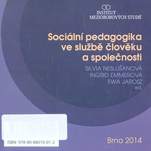Sociální pedagogika ve službě člověku a společnosti