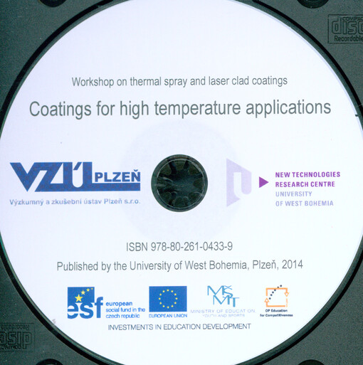 Coatings for high temperature applicationsworkshop on thermal spray and laser clad coatings
