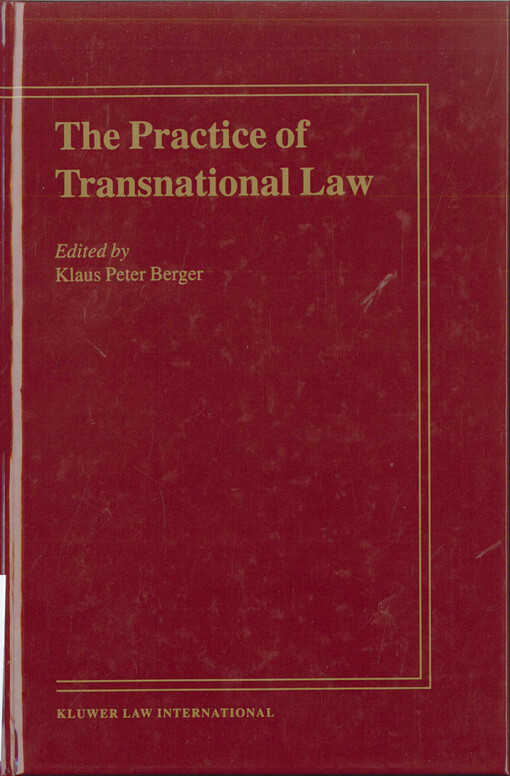 The practice of transnational law