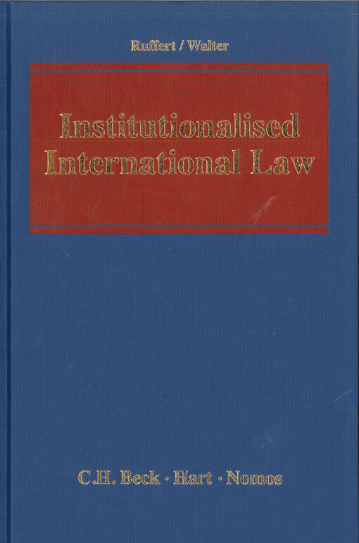 Institutionalised international law