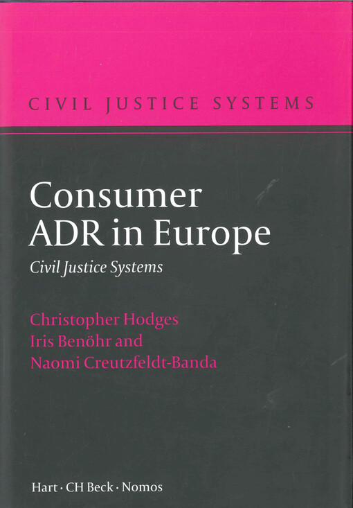  Consumer ADR in Europe  