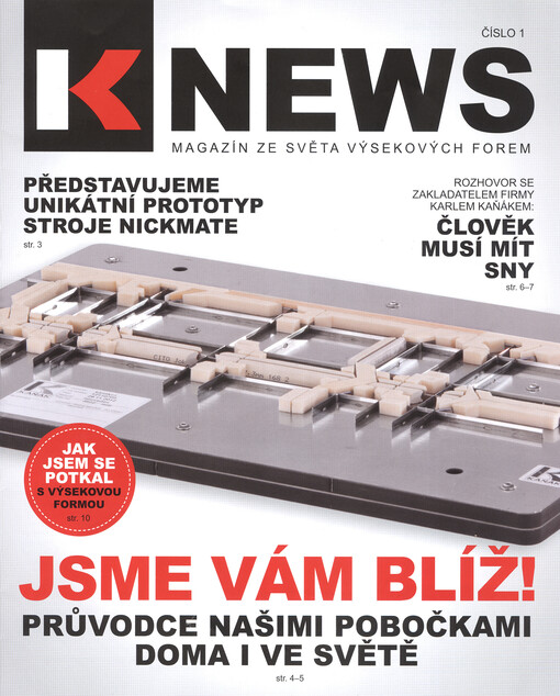 K news : magazín ze světa výsekových forem