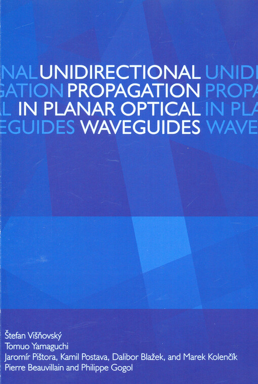 Unidirectional propagation in planar optical waveguides