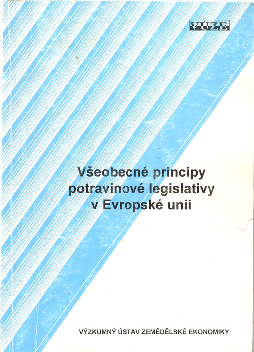 Všeobecné principy potravinové legislativy v Evropské unii: Zelená Kniha Komise