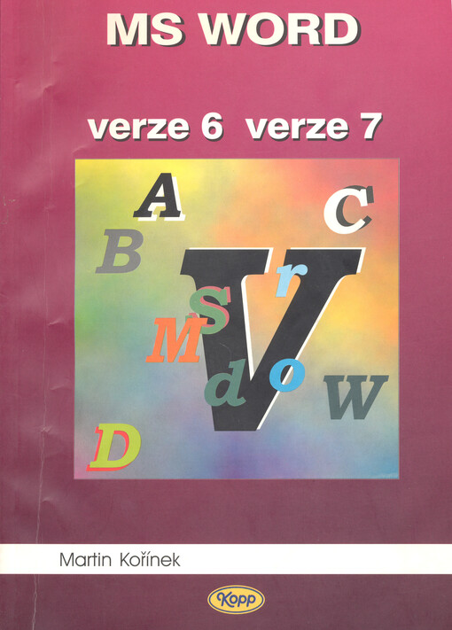 MS Word verze 6, verze 7