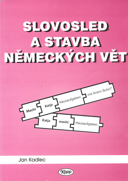 Slovosled a stavba německých vět