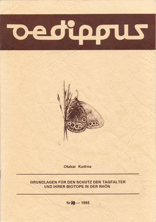 Grundlagen für den Schutz der Tagfalter und ihrer Biotope in der Rhön