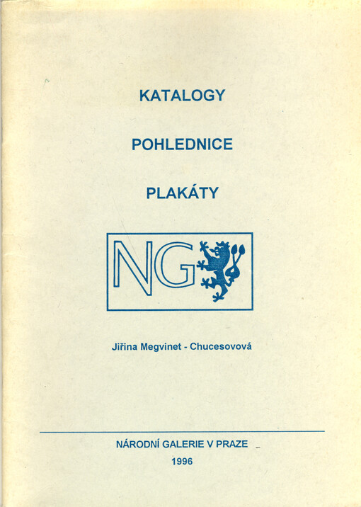 Katalogy, pohlednice, plakáty NG