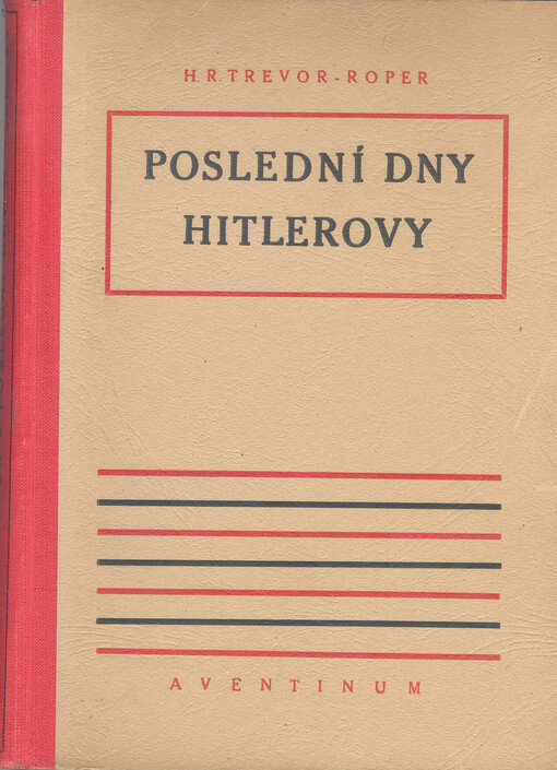 Poslední dny Hitlerovy