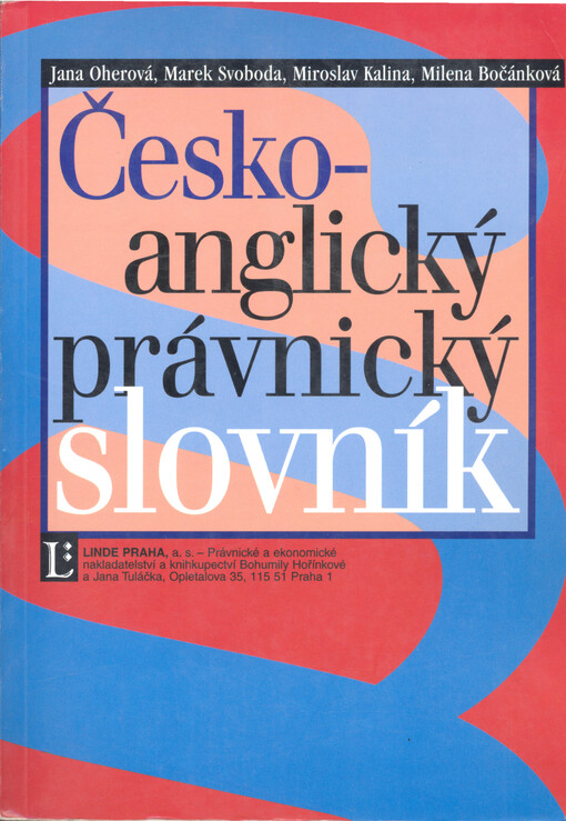 Česko-anglický právnický slovník