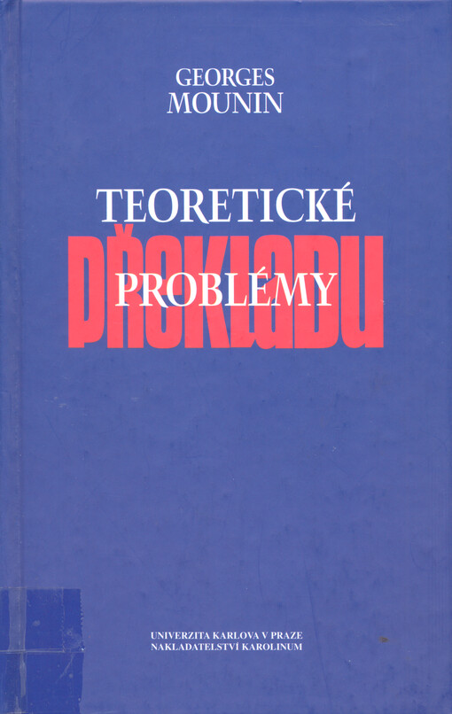 Teoretické problémy překladu