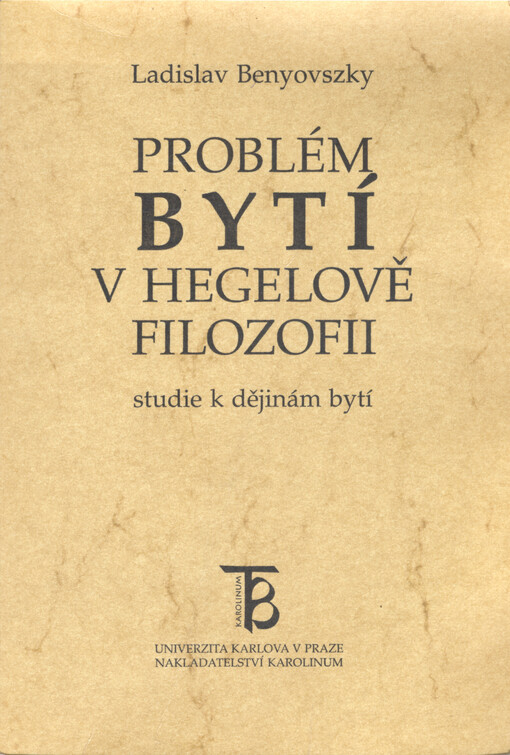 Problém bytí v Hegelově filozofii