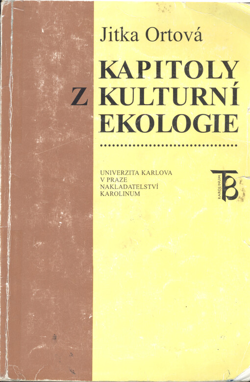 Kapitoly z kulturní ekologie