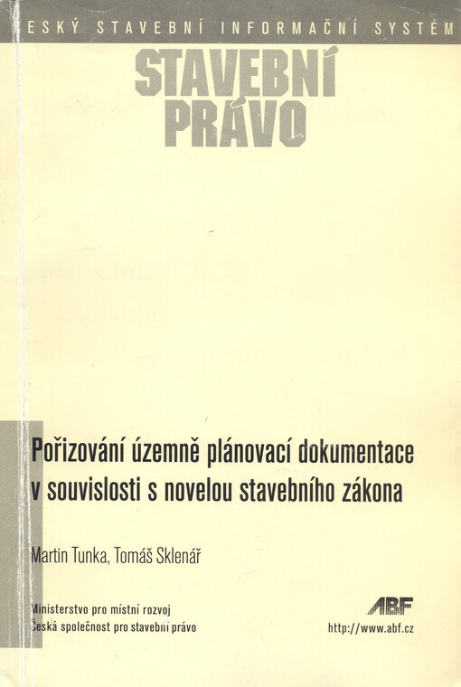 Pořizování územně plánovací dokumentace v souvislosti s novelou stavebního zákona