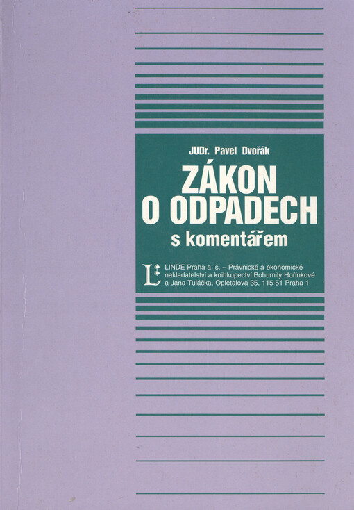 Zákon o odpadech s komentářem