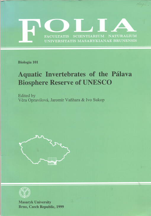 Aquatic invertebrates of the Pálava biosphere reserve of UNESCO