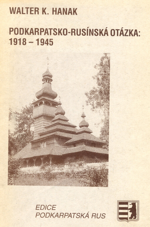 Podkarpatsko-rusínská otázka: 1918-1945