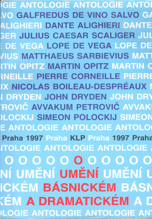O umění básnickém a dramatickém: (antologie)