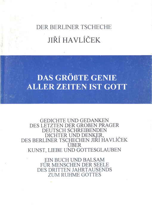 Das größte Genie aller Zeiten ist Gott