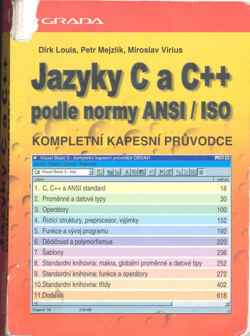 Jazyky C a C++ podle normy ANSI/ISO : kompletní kapesní průvodce