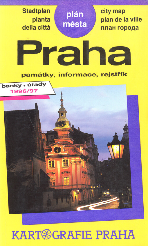 Praha plán města : 1:20 000, 10. vyd.