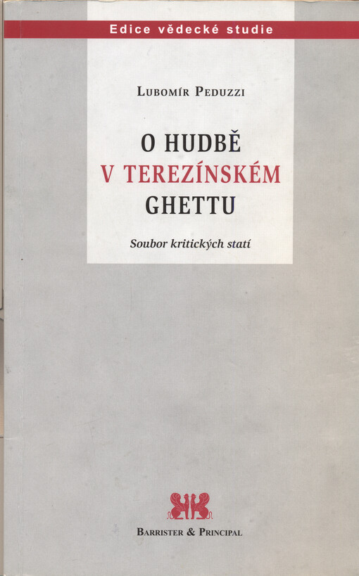 O hudbě v terezínském ghettu :soubor kritických statí