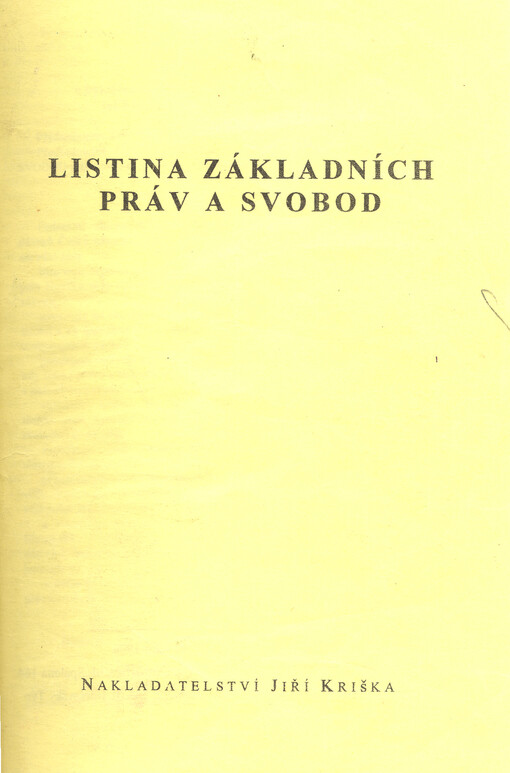 Listina základních práv a svobod