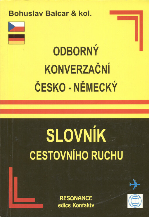 Odborný konverzační česko-německý slovník cestovního ruchu