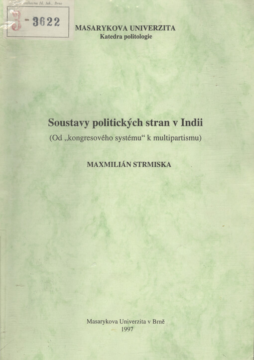Soustavy politických stran v Indii: (od 
