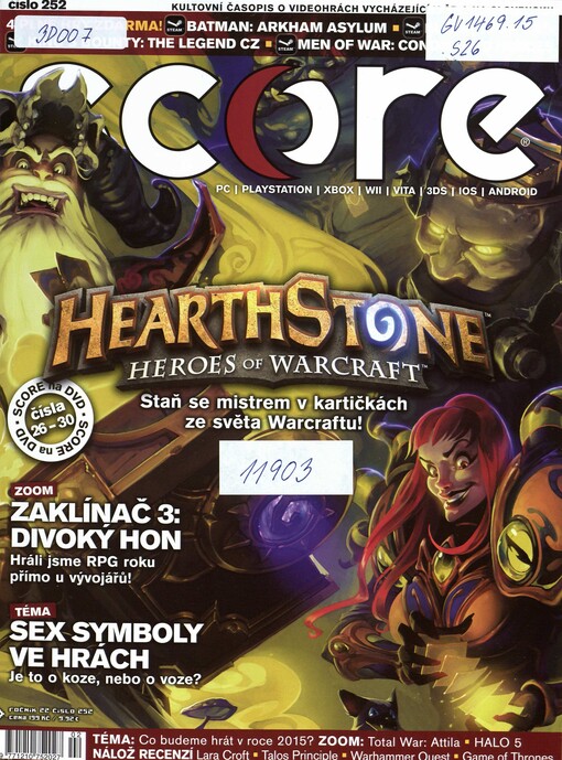 Score : magazín počítačových her