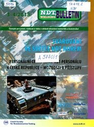 NDT Welding Bulletin :časopis pracovníků z oboru nedestruktivního zkoušení