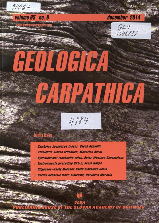 Geologica Carpathica : international geological journal