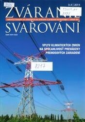 Zváranie = Svařování : odborný časopis so zameraním na zváranie a príbuzné technológie