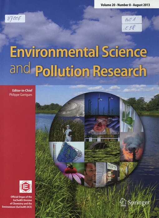 Environmental Science and Pollution Research vol. 20