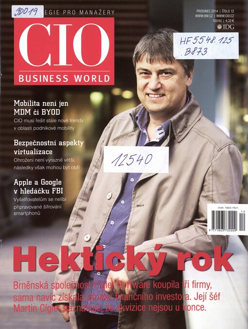 CIO business world : IT strategie pro manažery