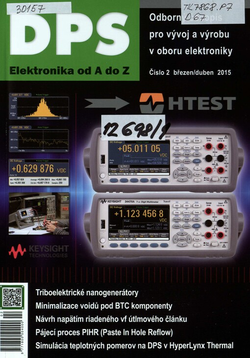 DPS - plošné spoje od A do Z : odborný časopis pro vývoj a výrobu v oboru elektroniky