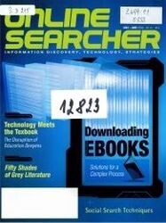 Online searcher : information discovery, technology, strategies