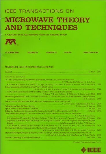 IEEE transactions on microwave theory and techniques