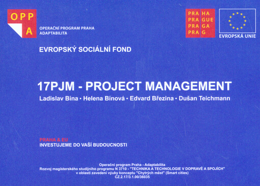 Course: 17PJM - Project management : study program TR - Transportation and logistic systems