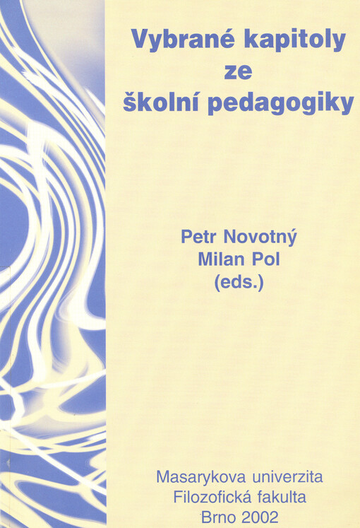 Vybrané kapitoly ze školní pedagogiky