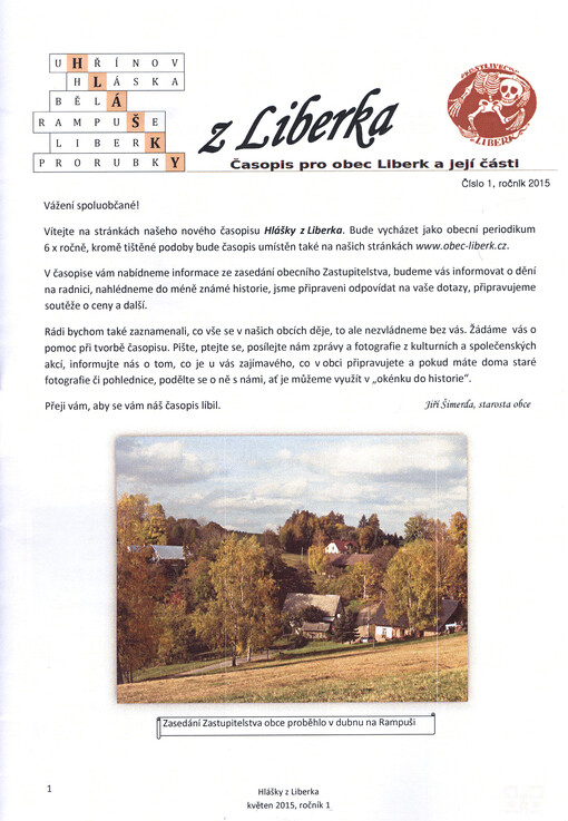 Hlášky z Liberka : časopis pro obec Liberk a její části