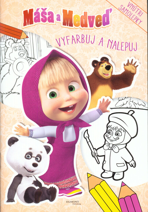 Máša a Medveď : vyfarbuj a nalepuj, Prvé vydanie